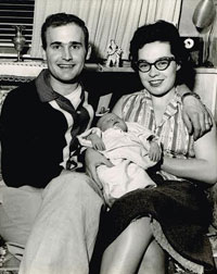 Photo of Debbie with her parents